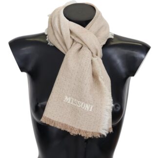 Missoni - Lavender Cashmere Scarf with Signature Lines