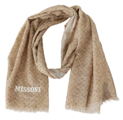 Missoni - Elegant Wool Scarf with Signature Design