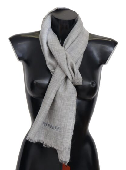 Missoni - Elegant Beige Wool Silk Unisex Scarf