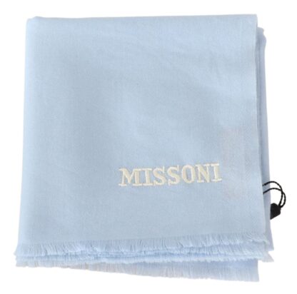 Missoni - Luxurious Cashmere Scarf with Logo Embroidery