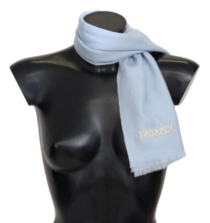 Missoni - Luxurious Cashmere Scarf with Logo Embroidery