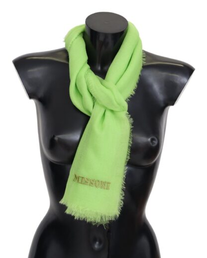 Missoni - Chic Cashmere Scarf with Signature Embroidery