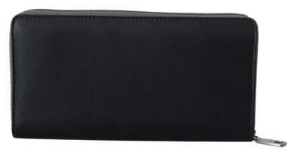 Dolce & Gabbana - Elegant Textured Leather Zip-Around Wallet