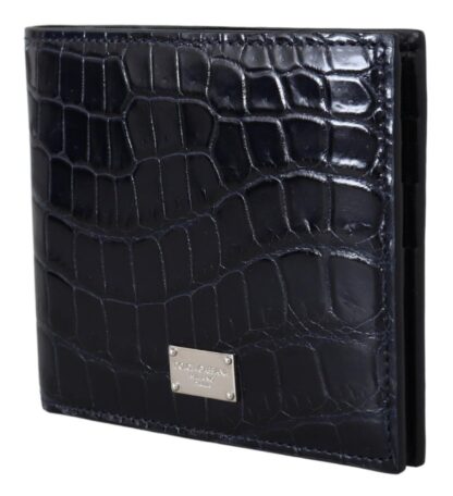 Dolce & Gabbana - Elegant Exotic Leather Bifold Wallet