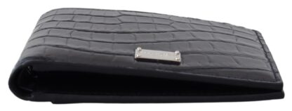 Dolce & Gabbana - Elegant Exotic Leather Bifold Wallet