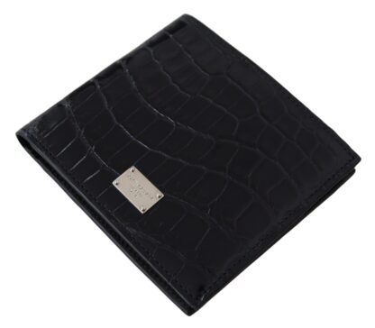 Dolce & Gabbana - Elegant Exotic Leather Bifold Wallet