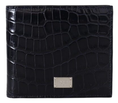 Dolce & Gabbana - Elegant Exotic Leather Bifold Wallet