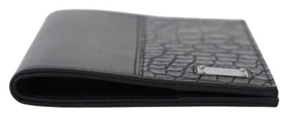 Dolce & Gabbana - Sleek Exotic Leather Passport Holder