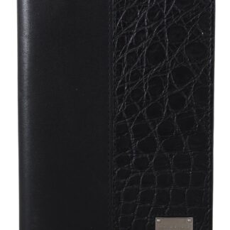 Dolce & Gabbana - Elegant Exotic Leather Bifold Wallet