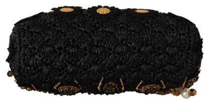 Dolce & Gabbana - Opulent Black Crystal VANDA Evening Clutch