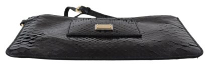 Dolce & Gabbana - Exotic Leather Black Wristlet Wallet