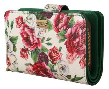 Dolce & Gabbana - Multicolor Floral Leather Continental Wallet