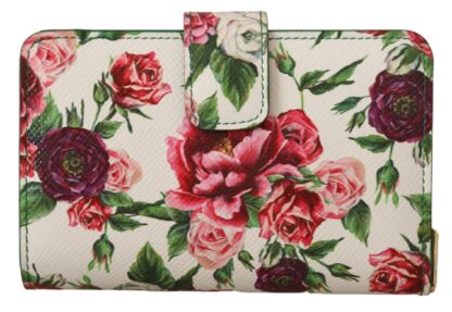 Dolce & Gabbana - Multicolor Floral Leather Continental Wallet