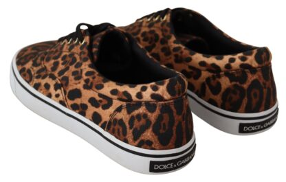 Dolce & Gabbana - Leopard Print Canvas Sneakers