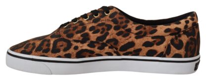 Dolce & Gabbana - Leopard Print Canvas Sneakers