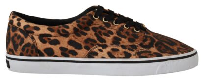 Dolce & Gabbana - Leopard Print Canvas Sneakers