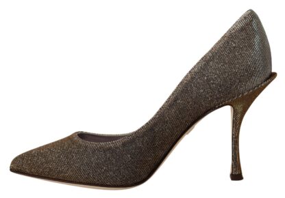 Dolce & Gabbana - Elegant Silver Heels Pumps Classic