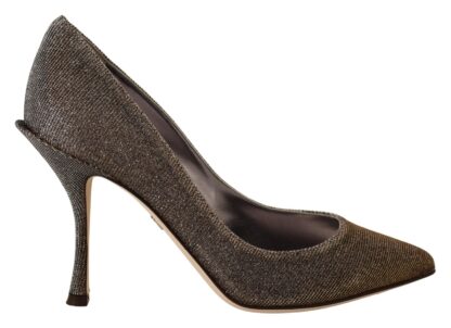 Dolce & Gabbana - Elegant Silver Heels Pumps Classic