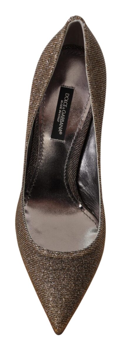 Dolce & Gabbana - Elegant Silver Heels Pumps Classic