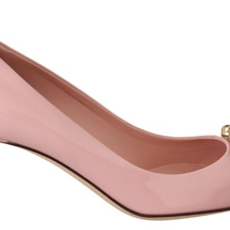 Dolce & Gabbana - Elegant Pink Satin Crystal Stilettos