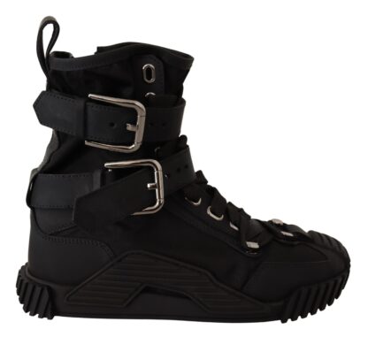 Dolce & Gabbana - Elevated Trekking Boots with Sculpted Overlays