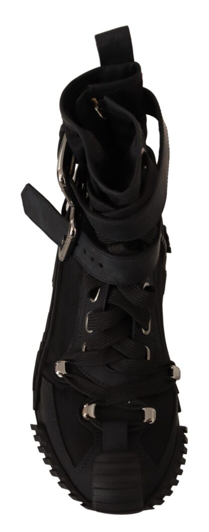 Dolce & Gabbana - Elevated Trekking Boots with Sculpted Overlays