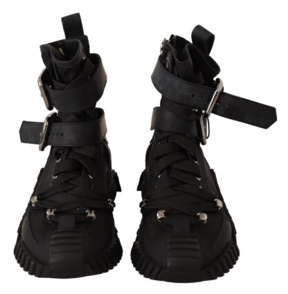 Dolce & Gabbana - Elevated Trekking Boots with Sculpted Overlays