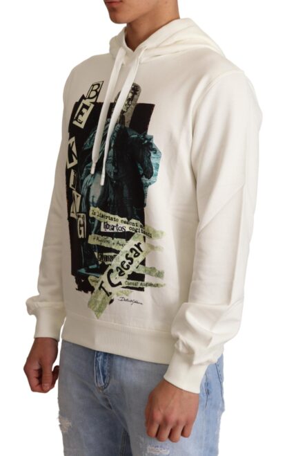 Dolce & Gabbana - Regal King Motif Hooded Pullover Sweater