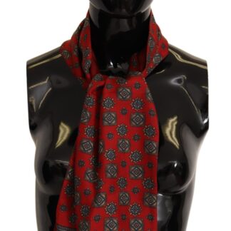 Dolce & Gabbana - Elegant Striped Silk Square Scarf