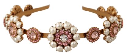 Dolce & Gabbana - Radiant Crystal Pearl Diadem Tiara