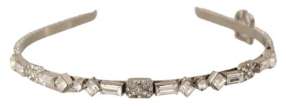 Dolce & Gabbana - Elegant Silver Crystal Headband