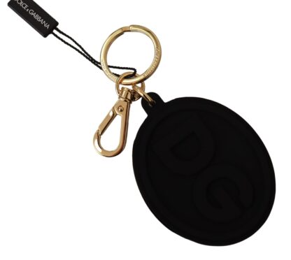 Dolce & Gabbana - Elegant Black and Gold Keychain Accessory