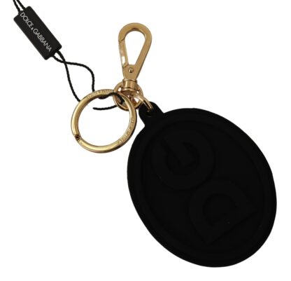 Dolce & Gabbana - Elegant Black and Gold Keychain Accessory