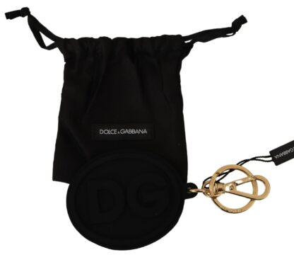 Dolce & Gabbana - Elegant Black and Gold Keychain Accessory