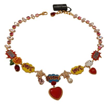 Dolce & Gabbana - Charm Necklace with Hand-Painted Elements