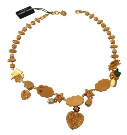 Dolce & Gabbana - Charm Necklace with Hand-Painted Elements