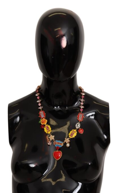 Dolce & Gabbana - Charm Necklace with Hand-Painted Elements