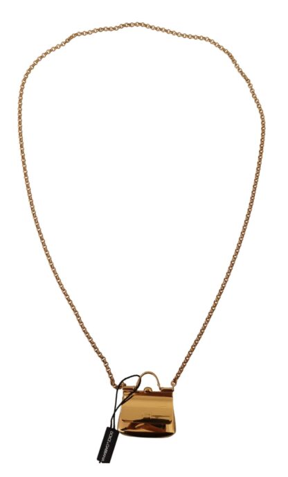 Dolce & Gabbana - Elegant Gold Charm Pendant Necklace