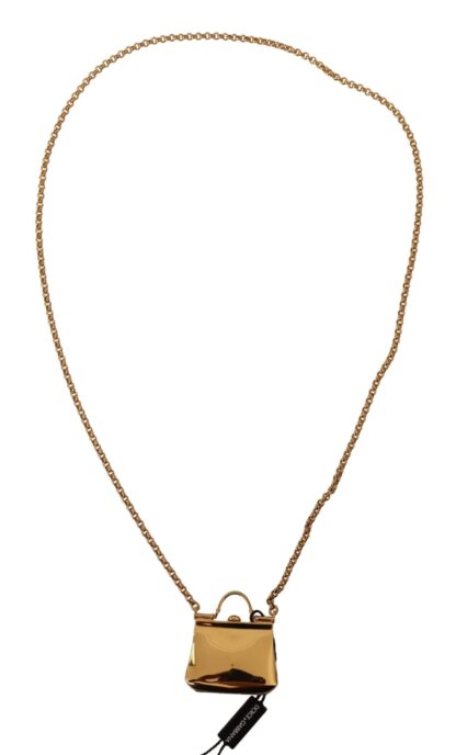 Dolce & Gabbana - Elegant Gold Charm Pendant Necklace