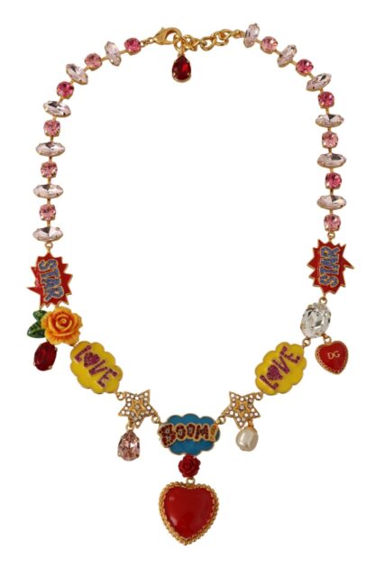 Dolce & Gabbana - Chic Fumetti Cartoons Statement Necklace