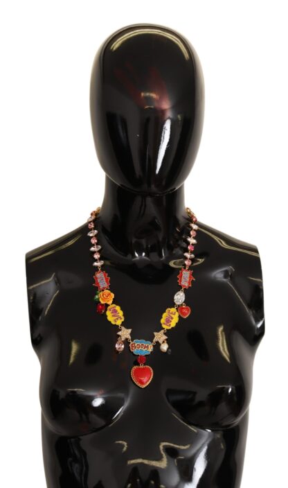 Dolce & Gabbana - Chic Fumetti Cartoons Statement Necklace