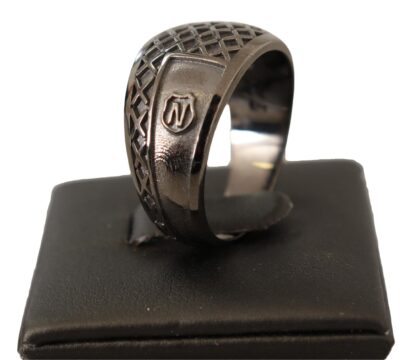 Nialaya - Exquisite Silver Mens Statement Ring