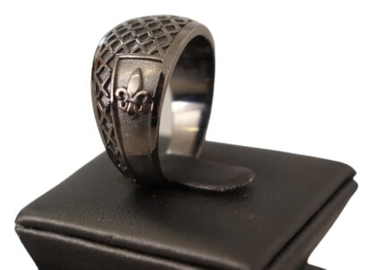 Nialaya - Exquisite Silver Mens Statement Ring