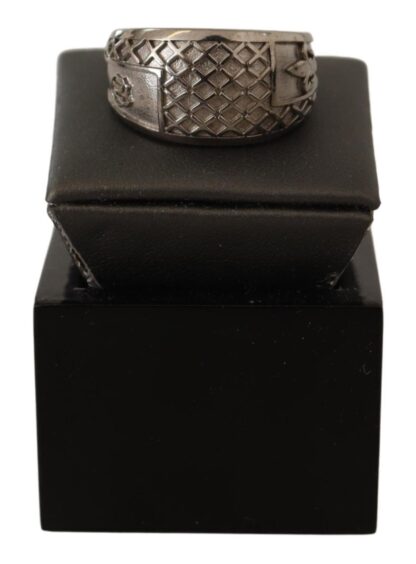 Nialaya - Exquisite Silver Mens Statement Ring