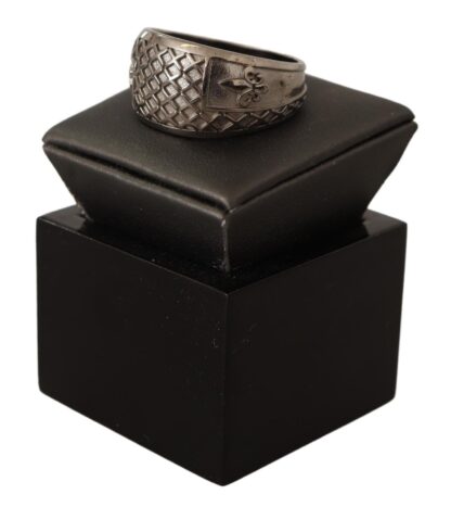 Nialaya - Exquisite Silver Mens Statement Ring