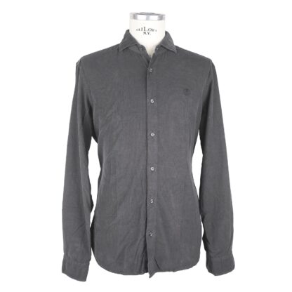 Jeckerson - Elegant Velvet Long-Sleeved Men's Shirt