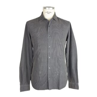 Jeckerson - Elegant Velvet Long-Sleeved Men's Shirt