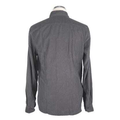 Jeckerson - Elegant Velvet Long-Sleeved Men's Shirt