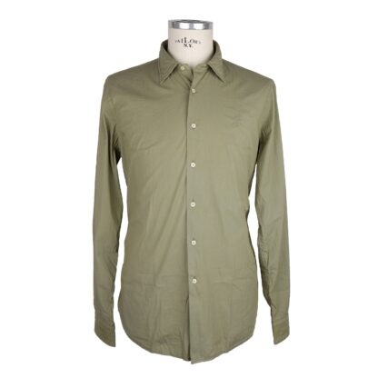 Jeckerson - "Green Cotton Men Shirt"