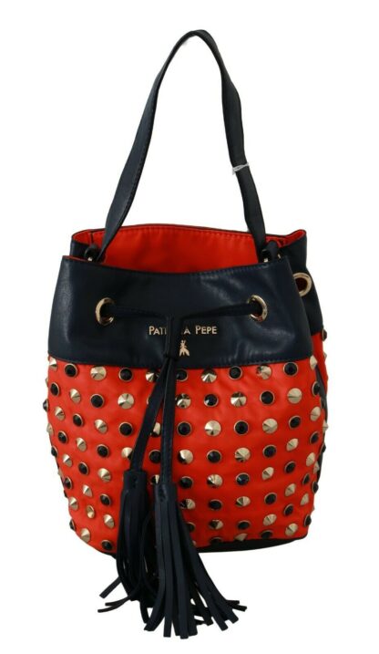 Patrizia Pepe - Chic Red Shoulder Tote with Leather Strap